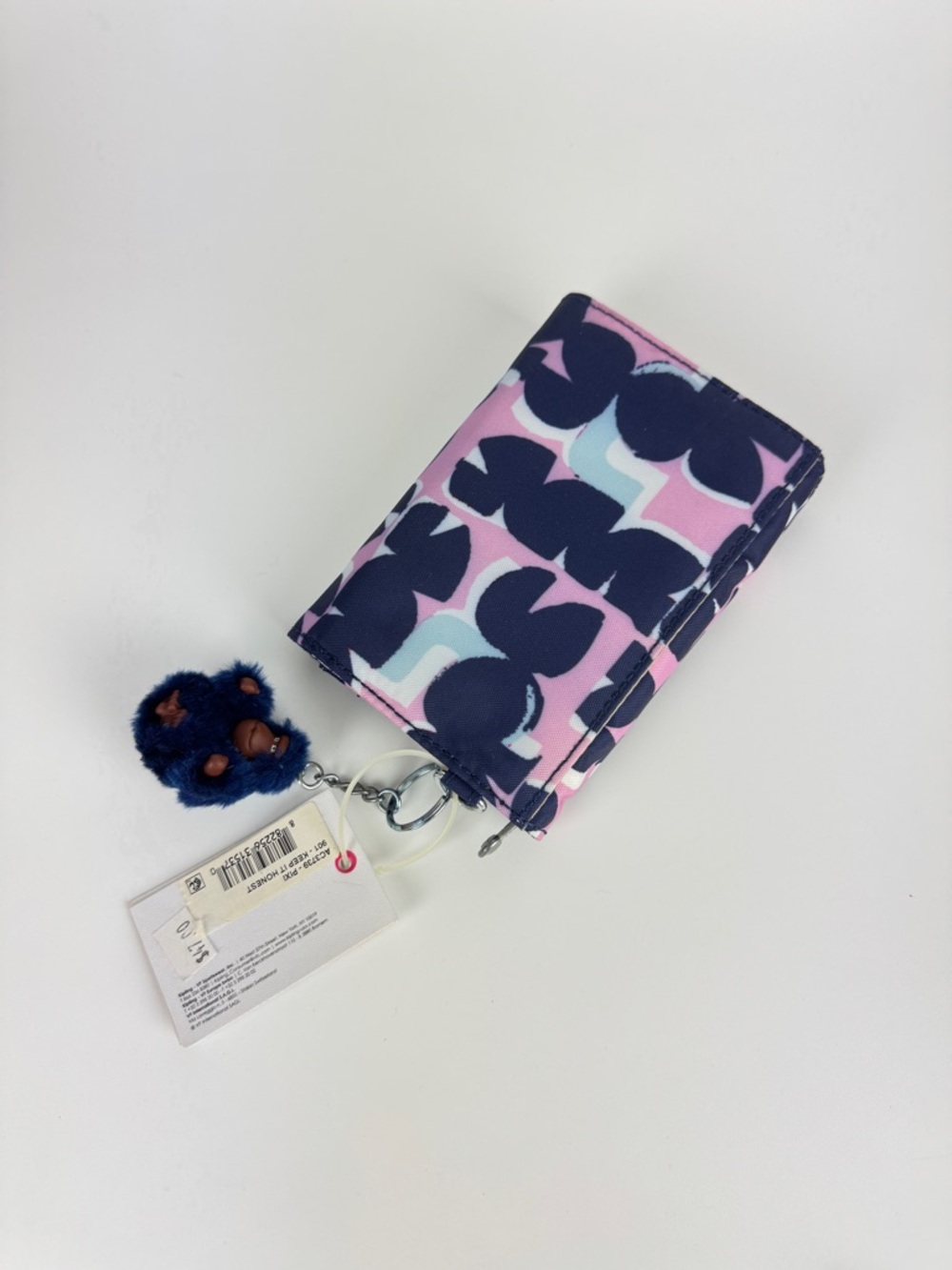 Kipling Women’s Trifold Wallet with Monkey Charm - Picture 2 of 4